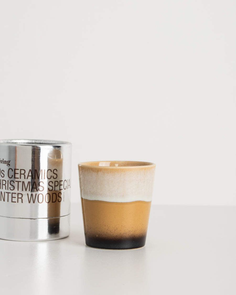 Hkliving 70s ceramics Christmas special winter woods