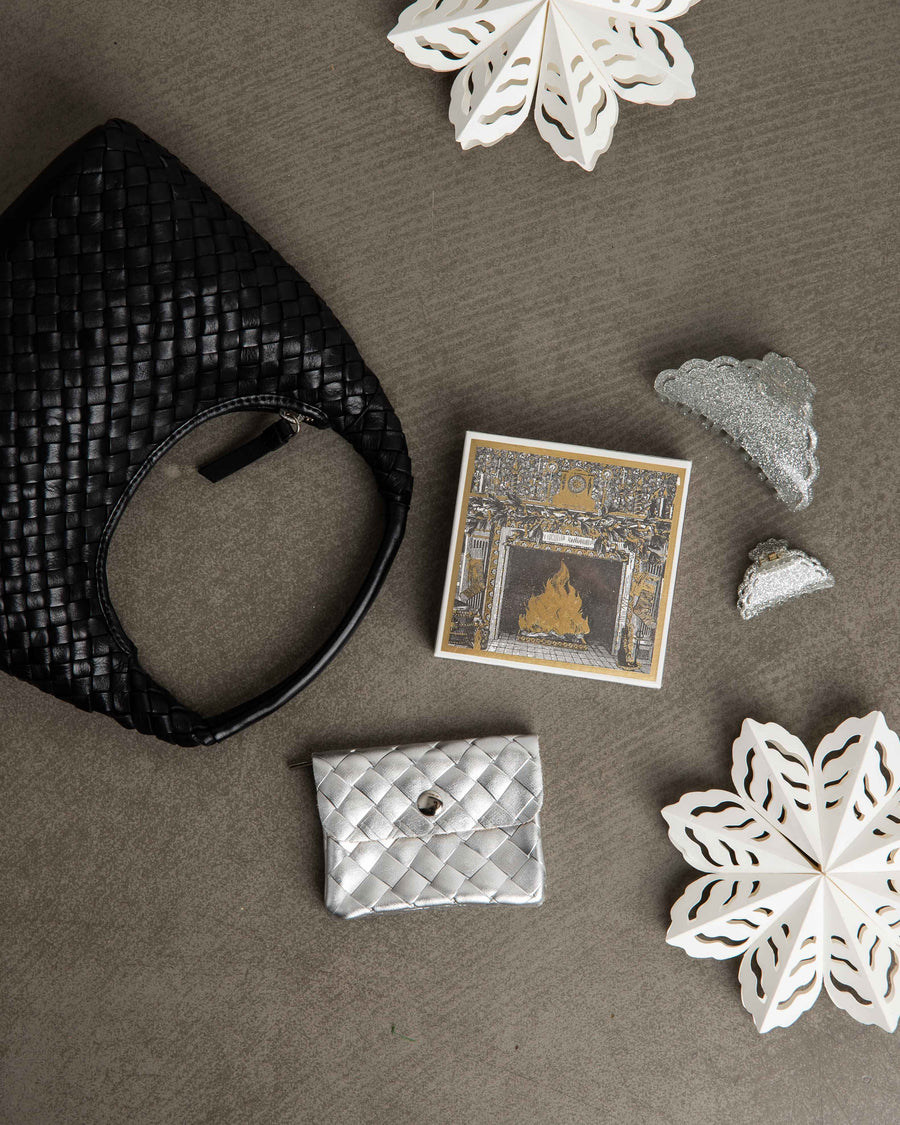 Markberg Handtasche Hayma Weave schwarz