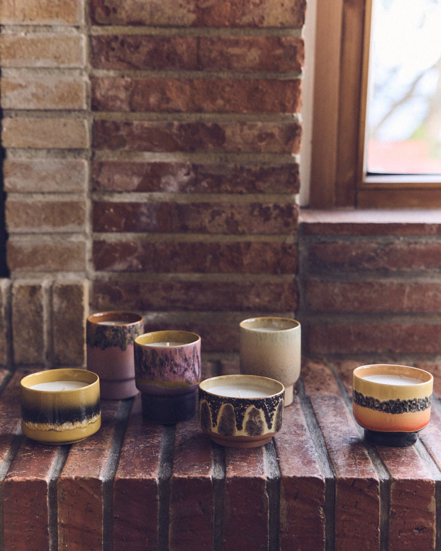 Hkliving 70s ceramics small scented candle Vancouver