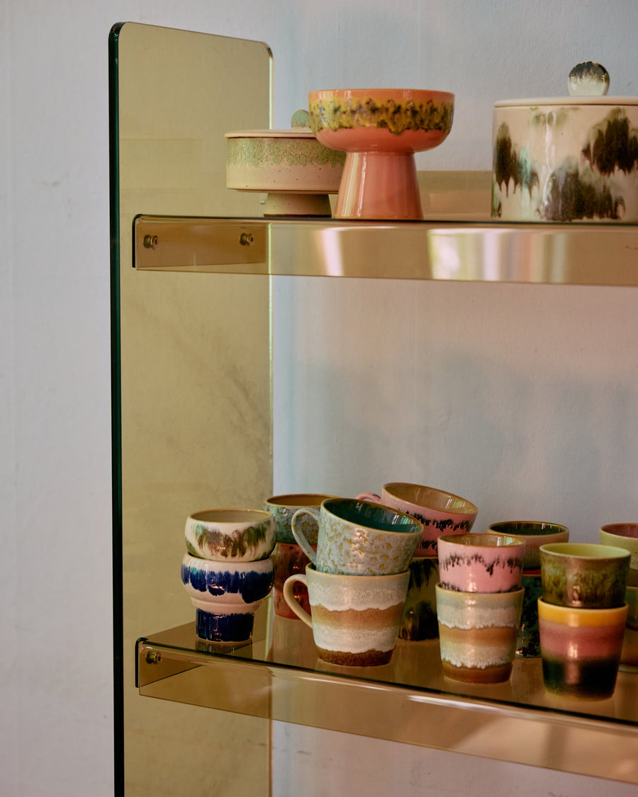 Hkliving 70s ceramics coffee mug skyline