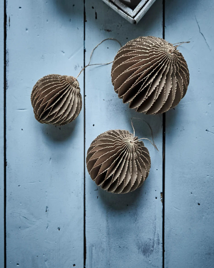 house doctor Weihnachtsschmuck, HDAlsta, Braun klein