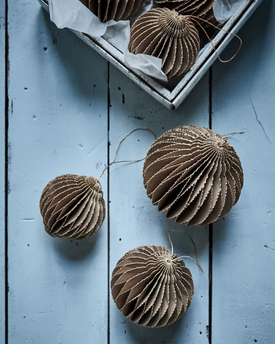 house doctor Weihnachtsschmuck, HDAlsta, Braun groß