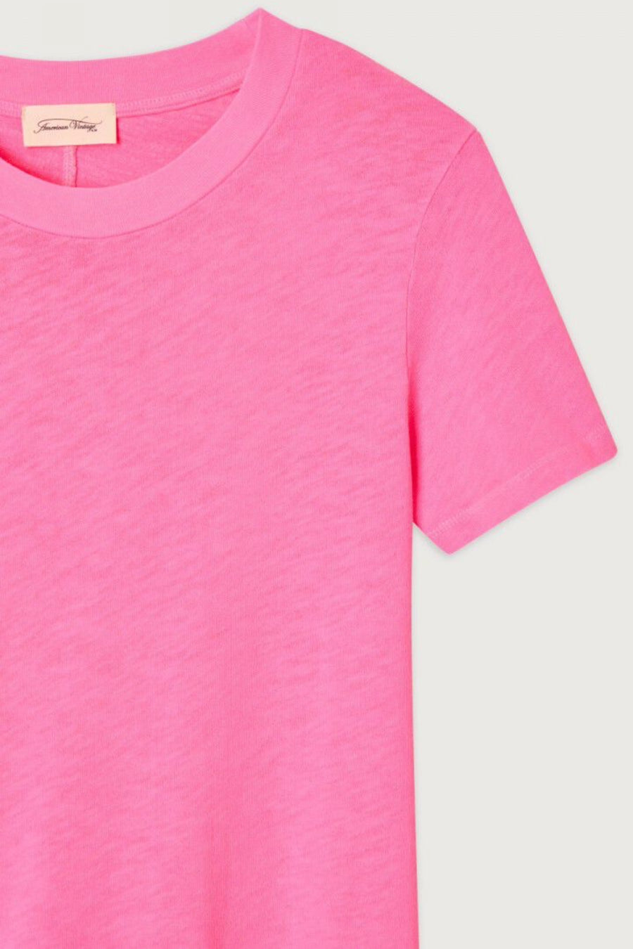 American Vintage T-Shirt Sonoma pink fluo