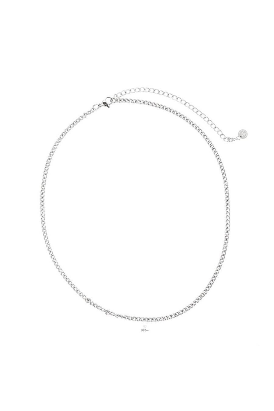 jackieandkate Kette Simple Round silber