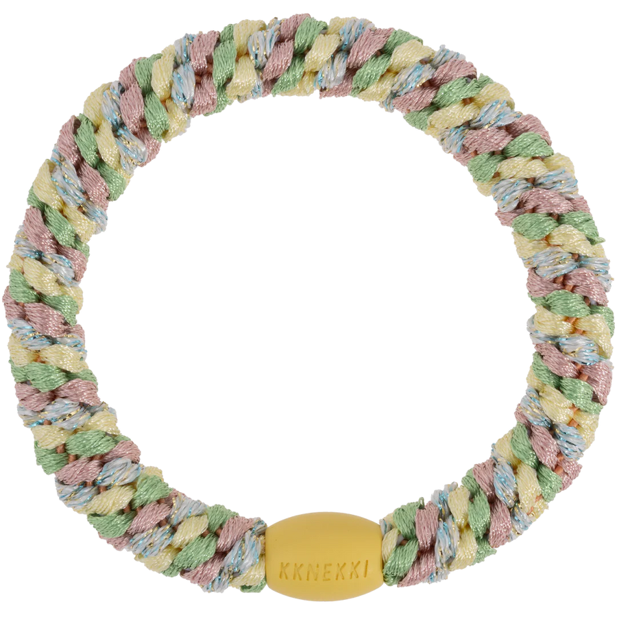 Kknekki Haargummi Mix Sparkle Blue Pastel Glitter