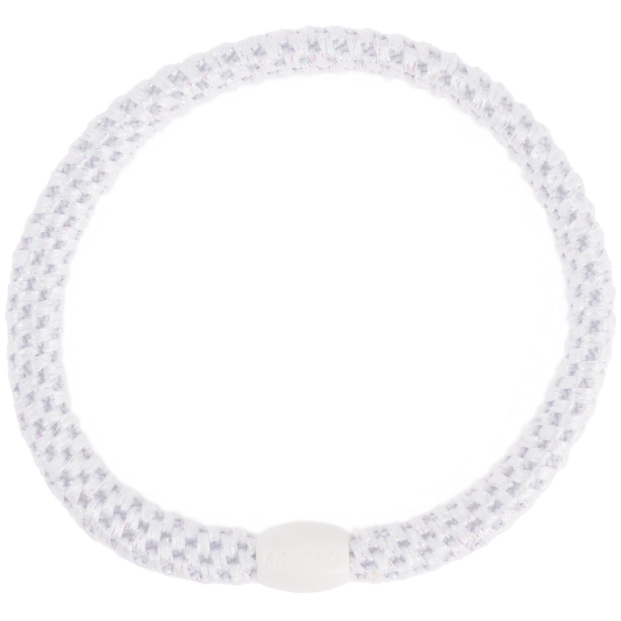 Kknekki Slim White Glitter