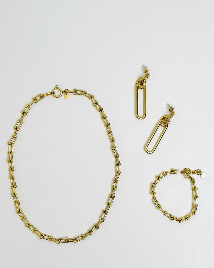 jackieandkate Armband Klammer gold