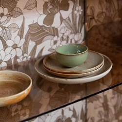 HKliving home chef ceramics bowl moss