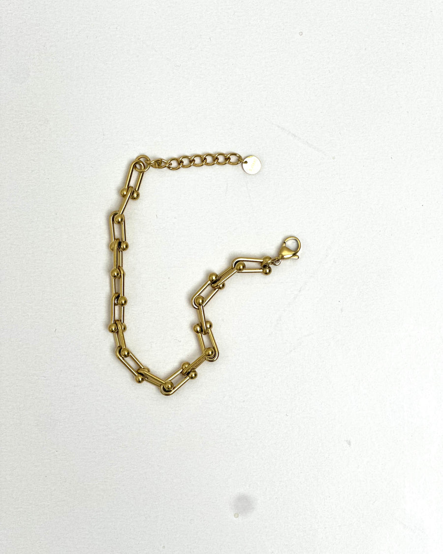 jackieandkate Armband Klammer gold