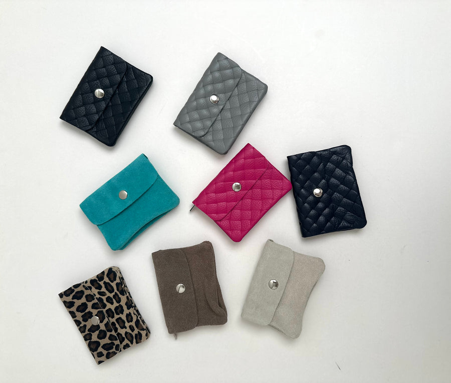 jackieandkate Portemonnaie geflochten navy