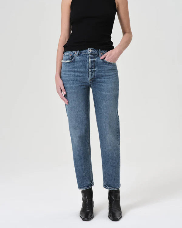 Agolde Denim Riley in moore stretch