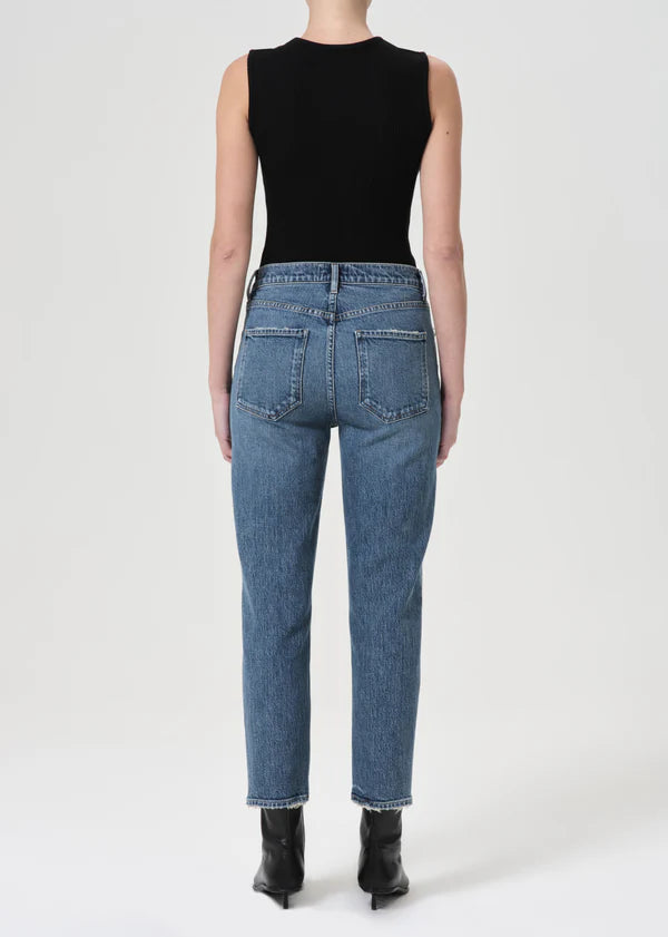 Agolde Denim Riley in moore stretch