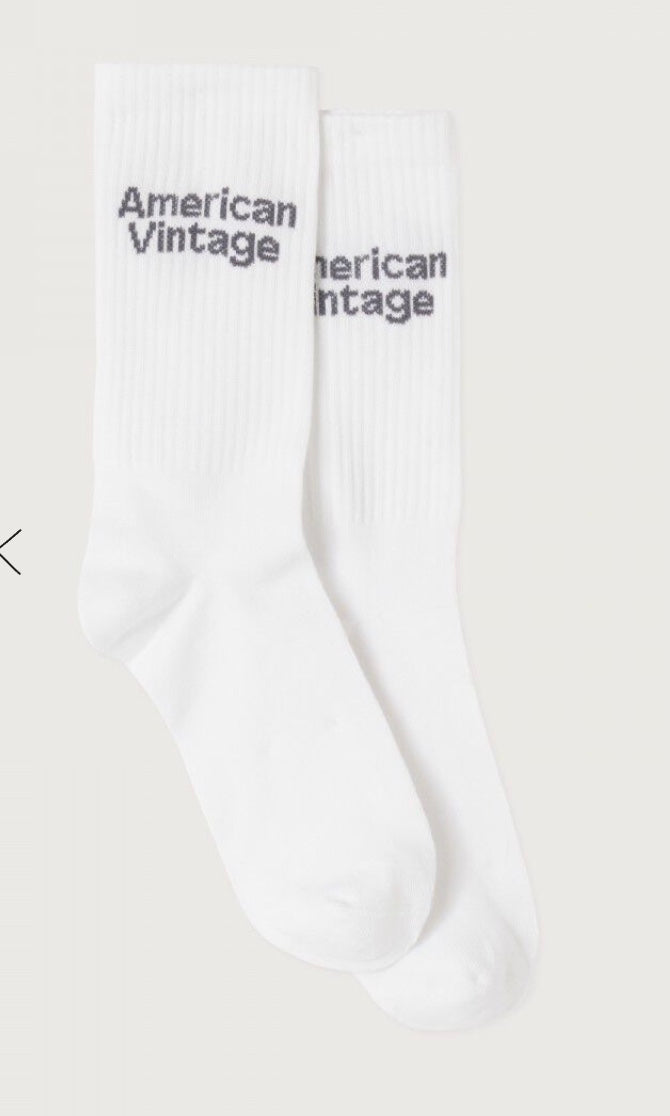 American Vintage Socken Clypsun weiß