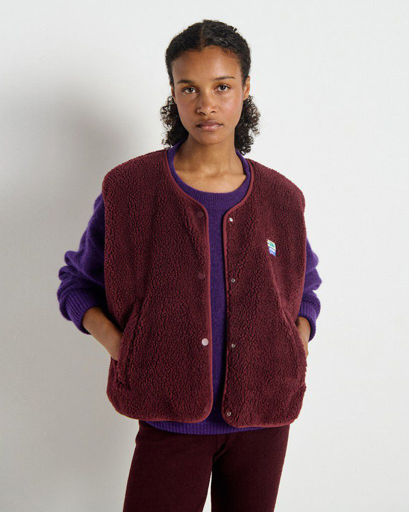 American Vintage Weste Hoktown bordeaux
