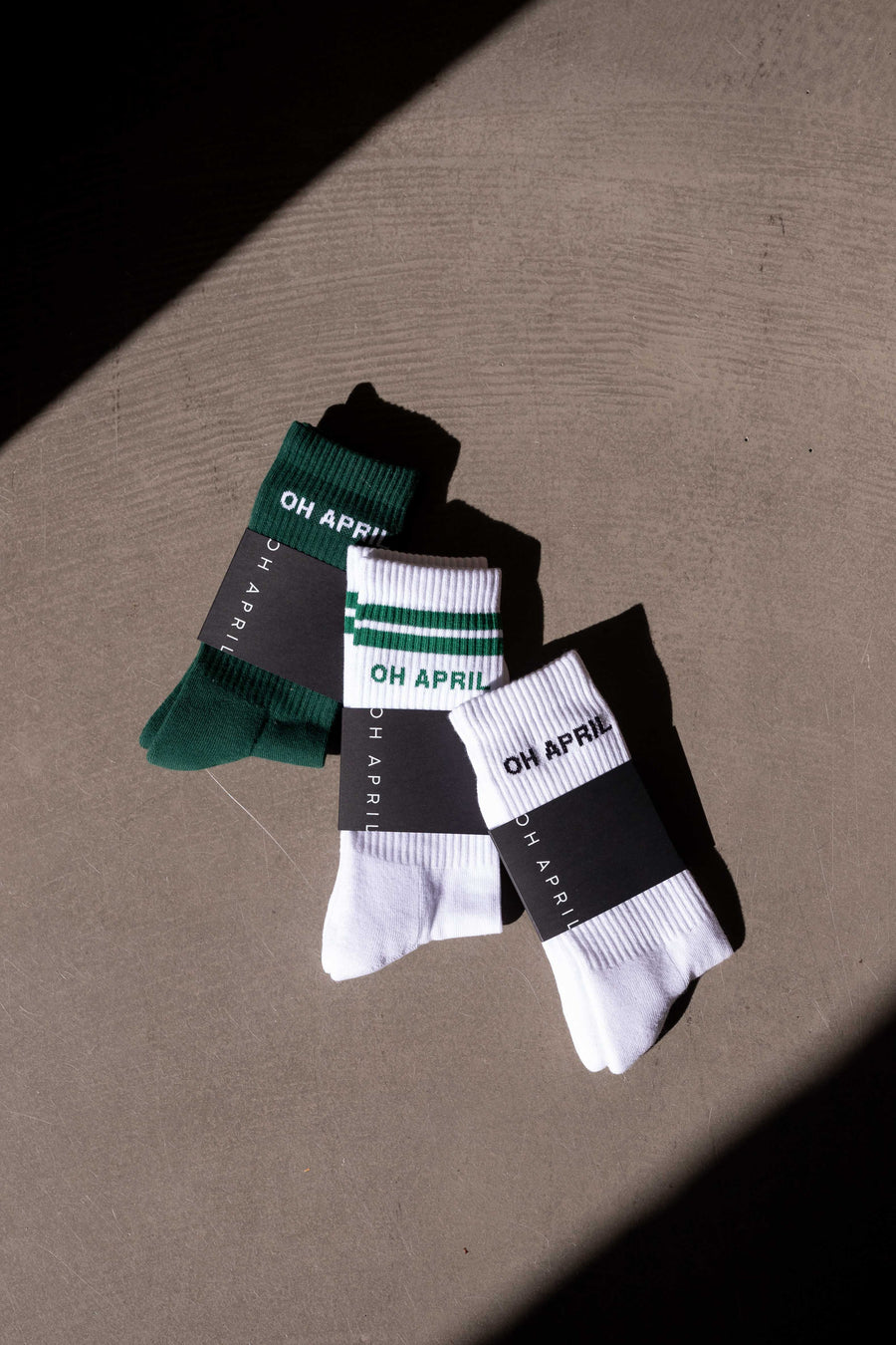 Oh April Socken Steffi Forest green