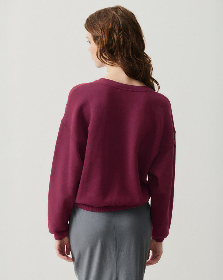 American Vintage Sweatshirt Izubird bordeaux vintage