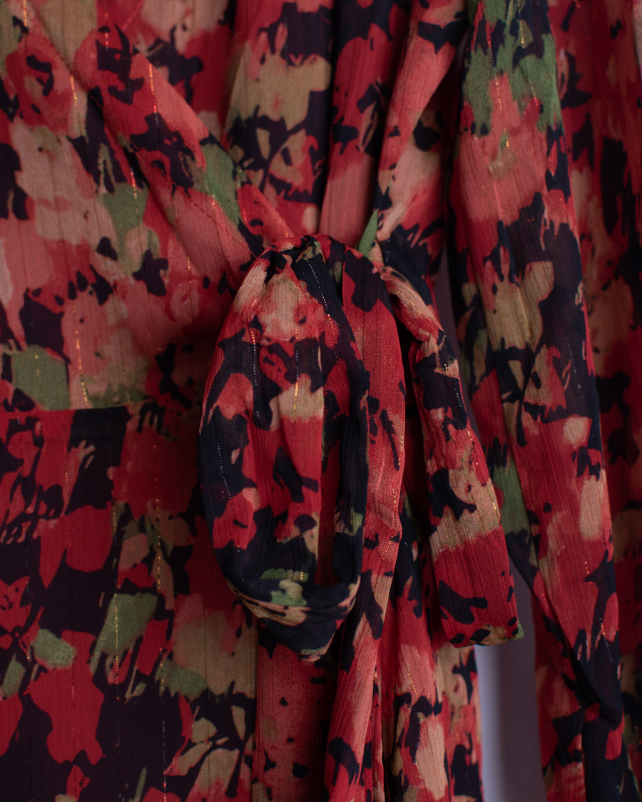jackieandkate Kleid multicolour rot