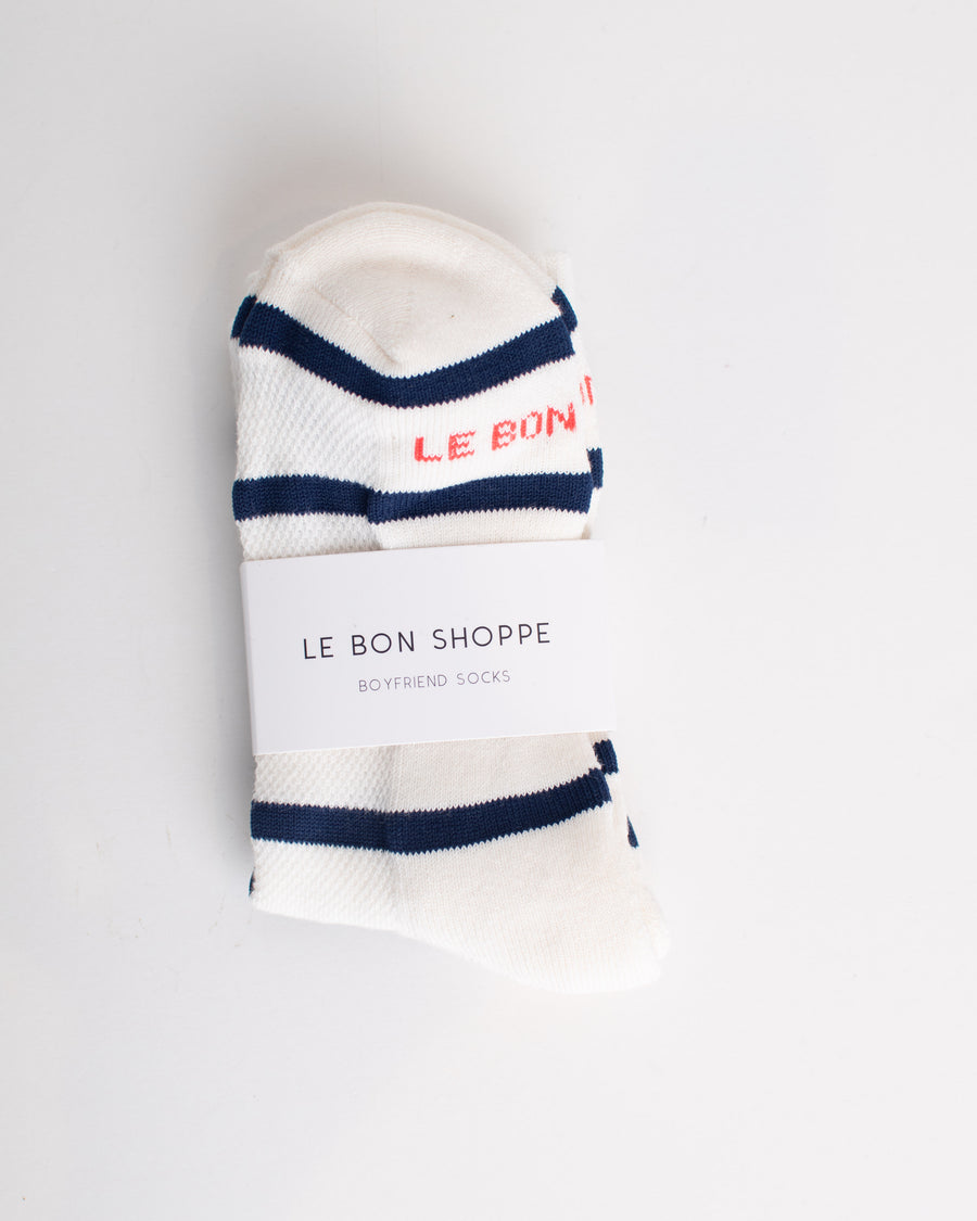 Le Bon Shoppe Socks Boyfriend striped sailor