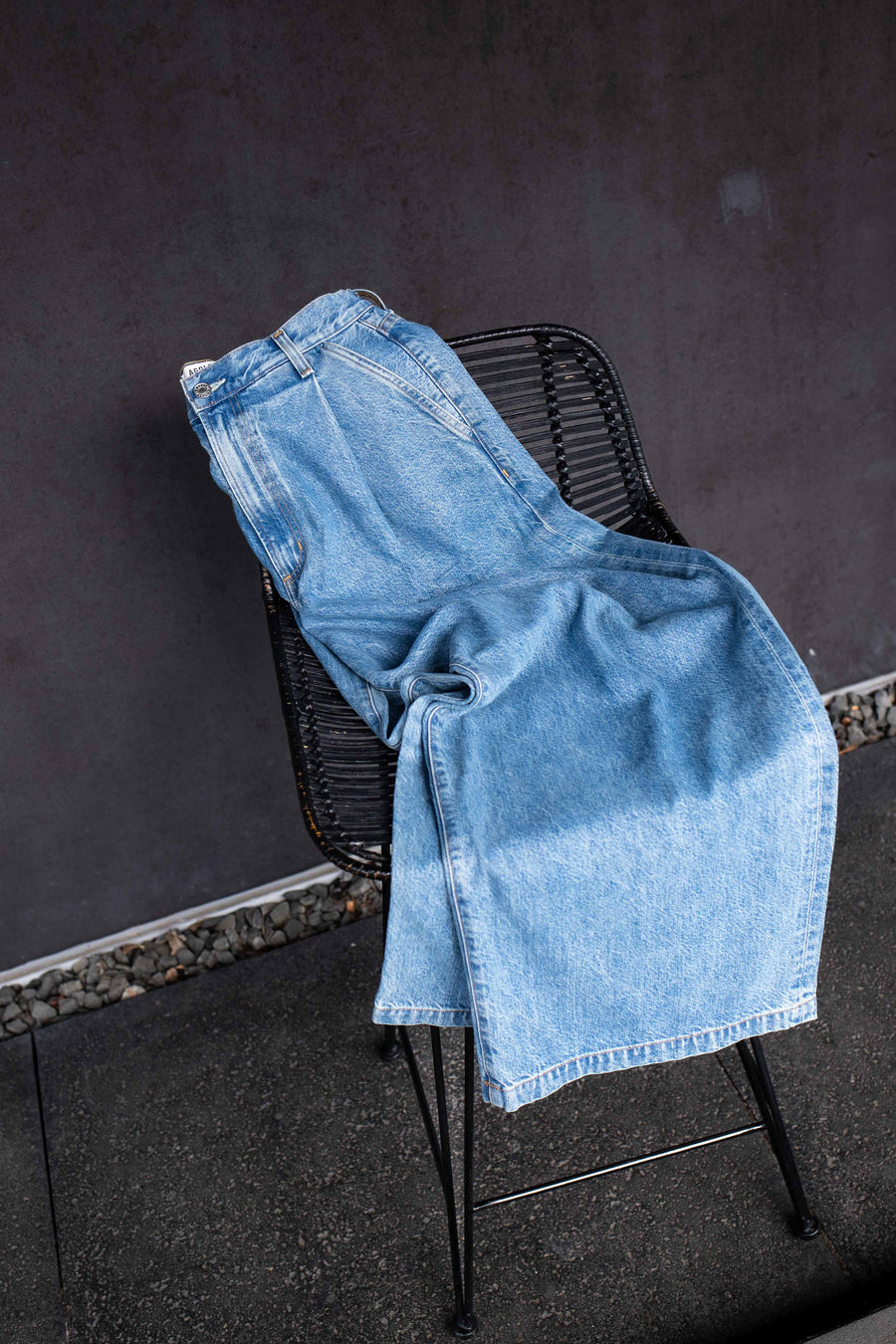 Agolde Denim Ellis Trouser in baffle