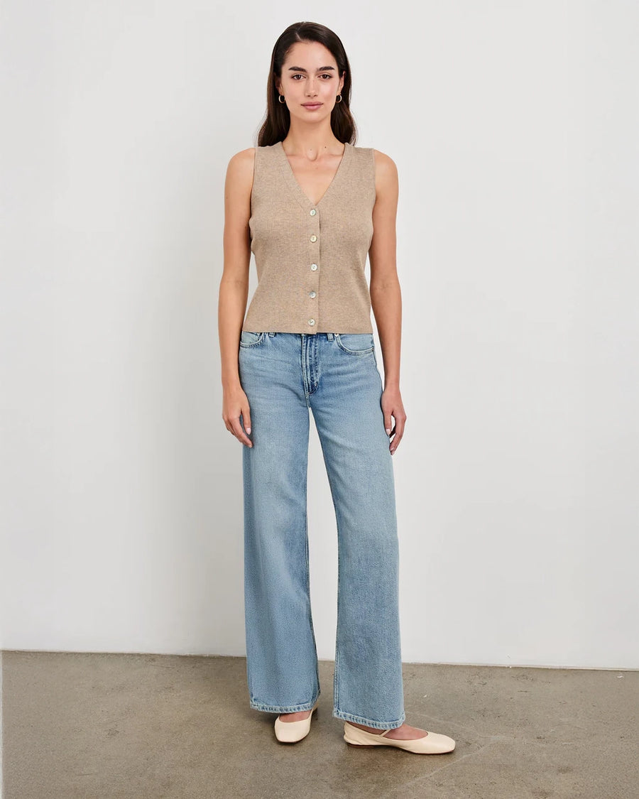 Rails Rosa Weste Oatmeal