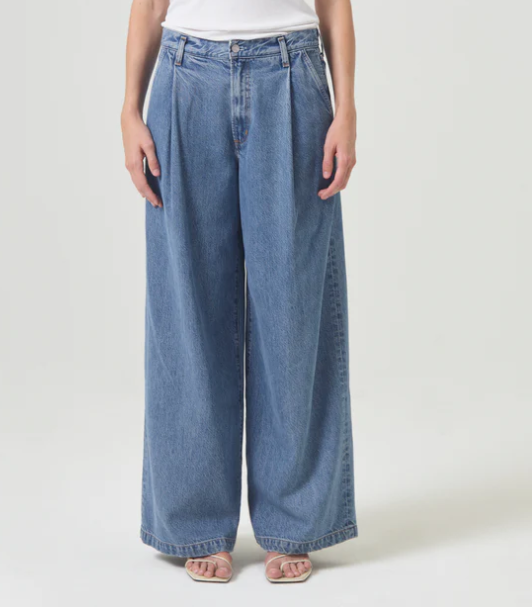 Agolde Denim Ellis Trouser in baffle