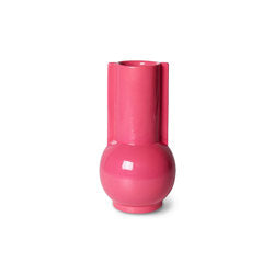 HKliving ceramic vase hot pink
