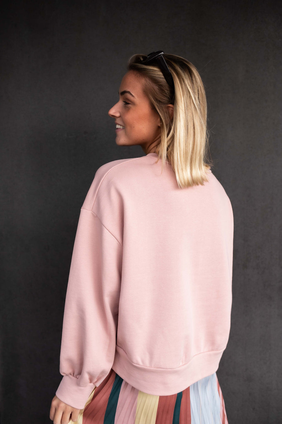 jackieandkate Sweatshirt Amour  rosa