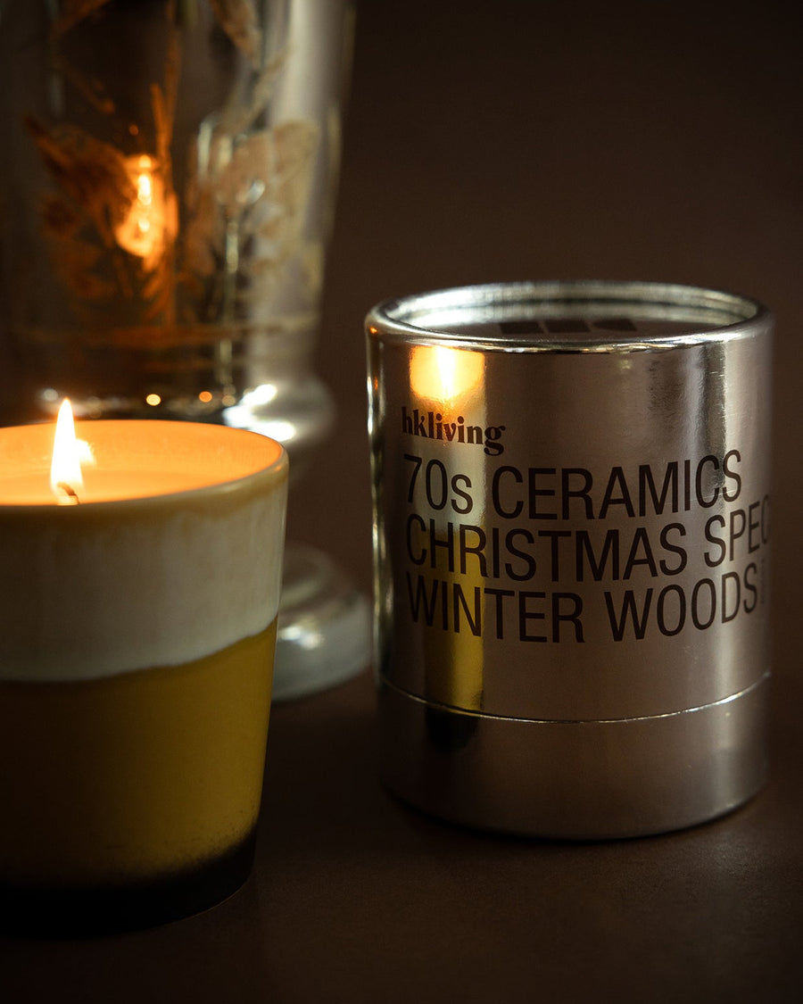 Hkliving 70s ceramics Christmas special winter woods