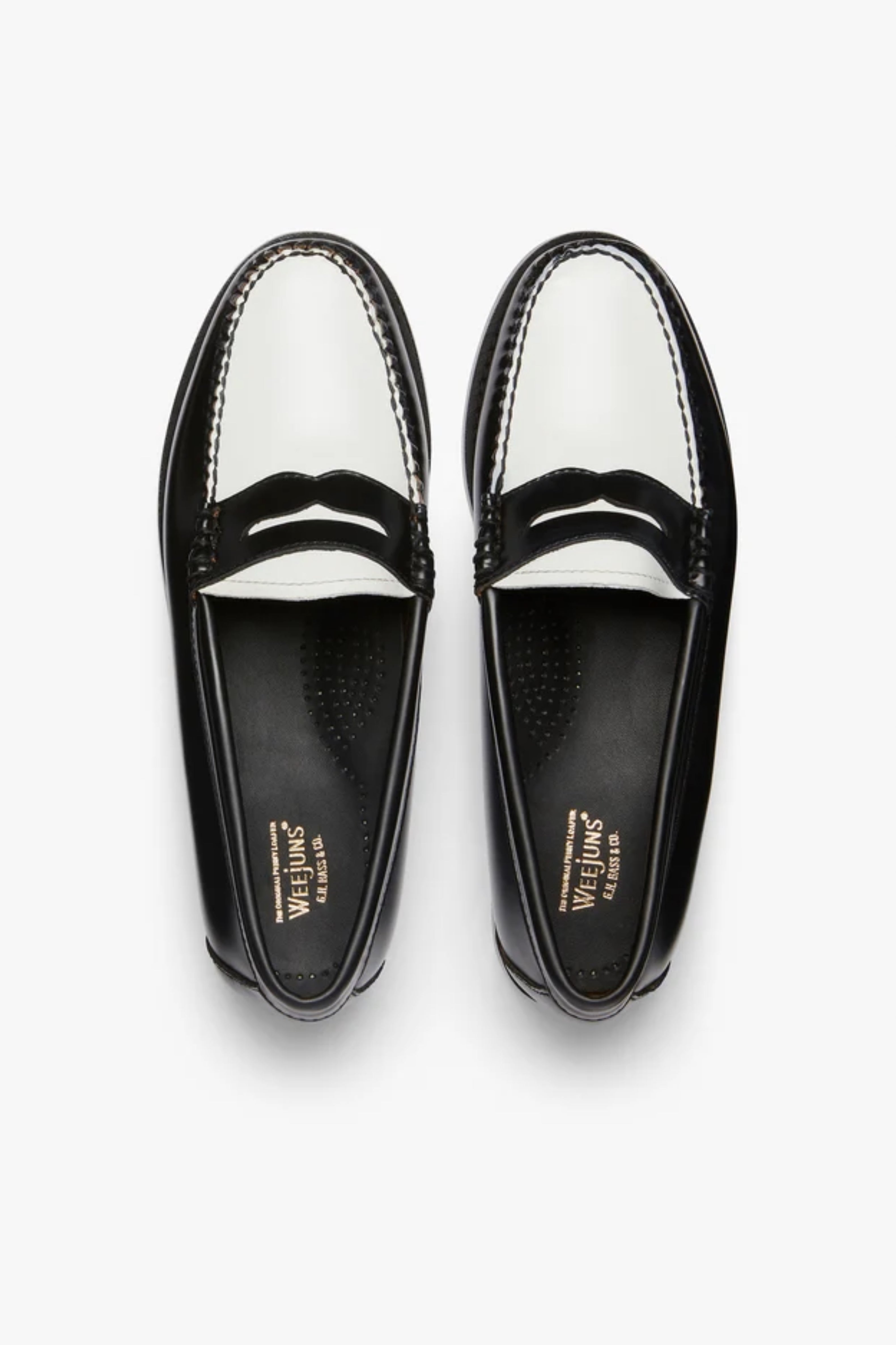 Weejuns ブラック/ホワイト ローファー Reigning Champ | レイニングチャンプ】G.H.BASS x Reigning Champ