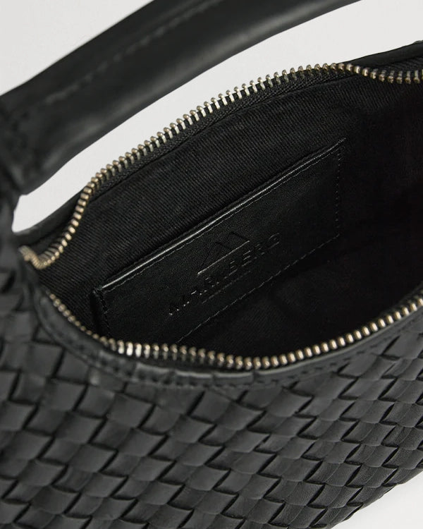 Markberg Handtasche Hayma Weave schwarz