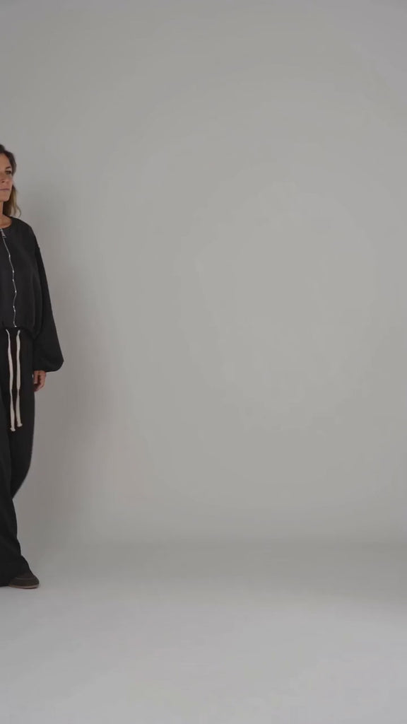 Video jackieandkate Hose Harper Schwarz mit Jacke Cocoh Schwarz