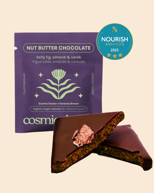Cosmic Dealer - Nut Butter Chocolate Salty Fig and roasted almond