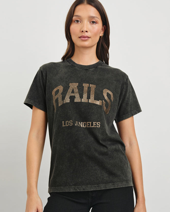 Rails T-Shirt Boyfriend Los Angeles gold