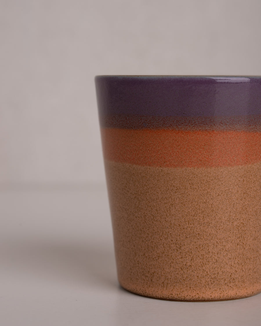 HK Living Ceramic 70s coffee mug sunset