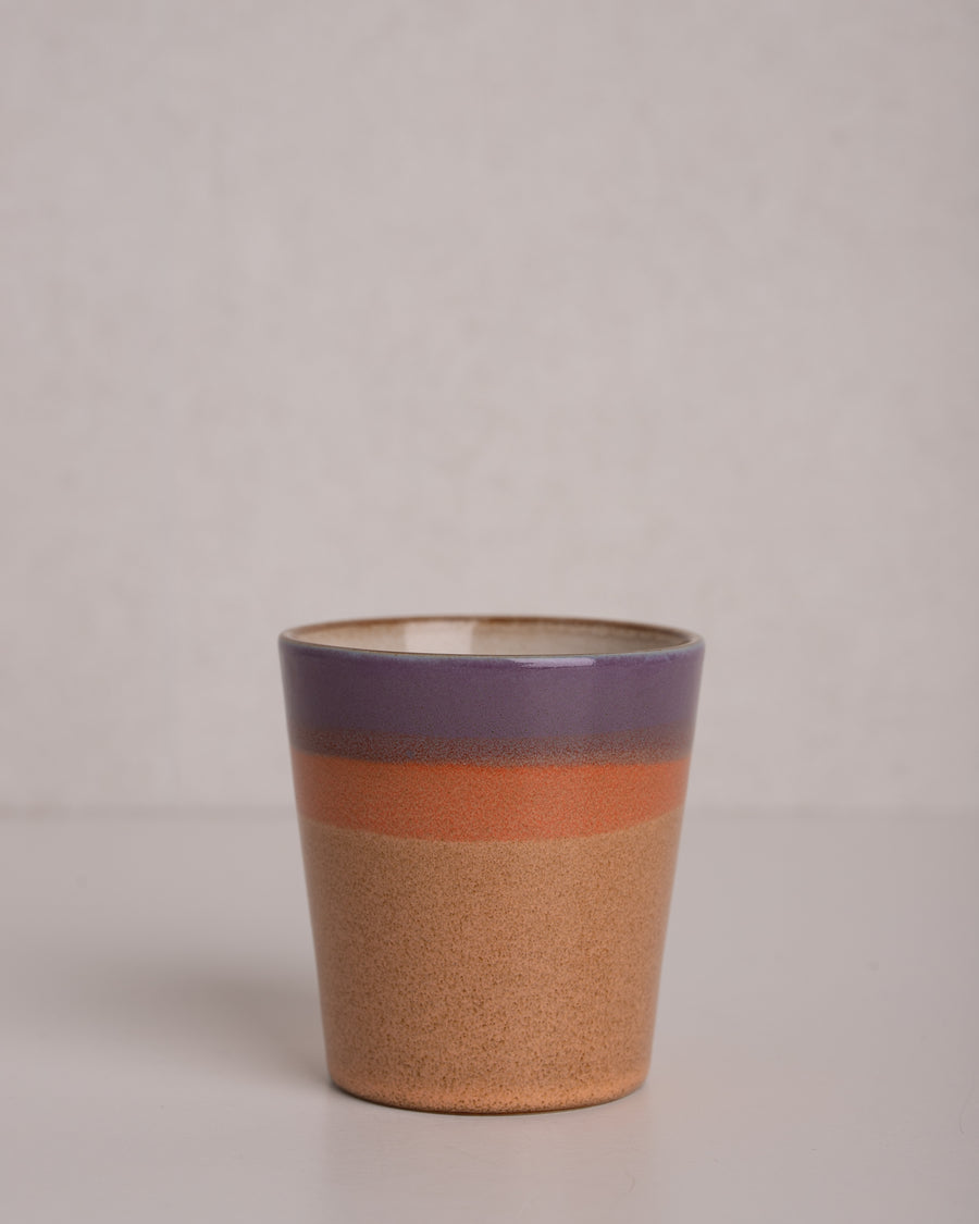 HK Living Ceramic 70s coffee mug sunset