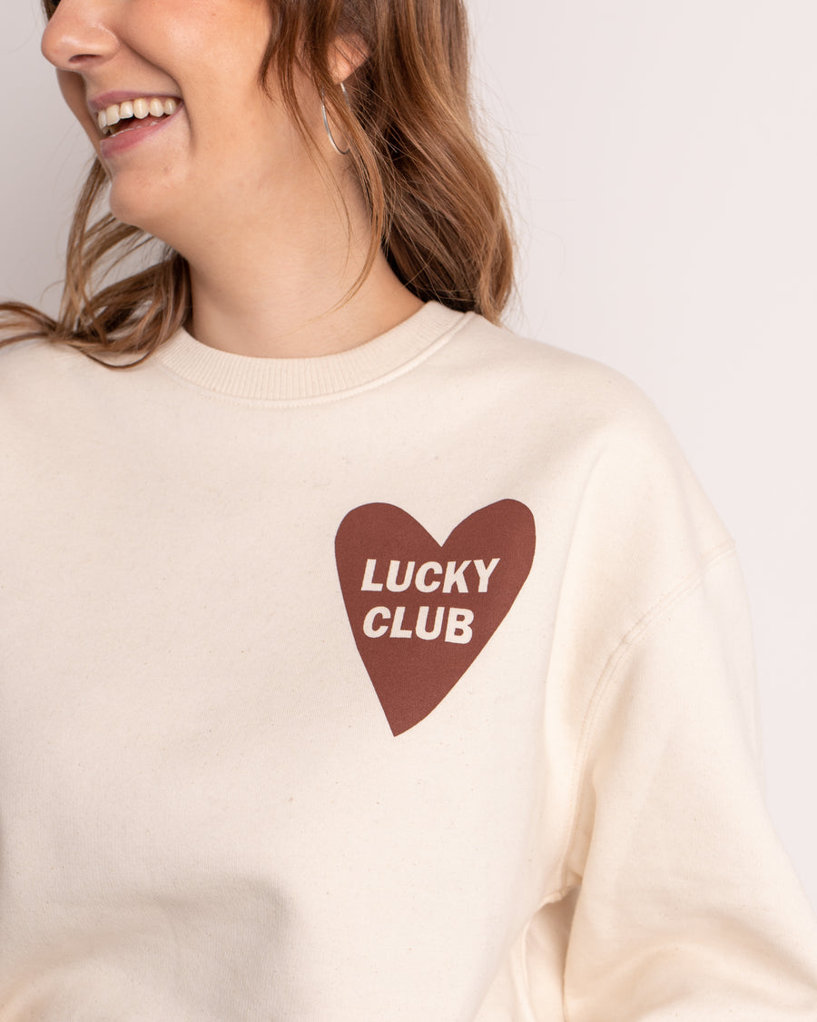 Lucky Club Sweater natural raw