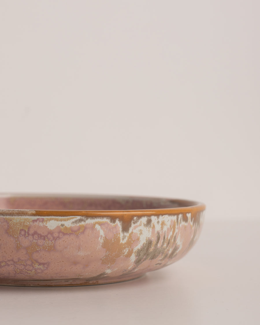 HK Living home chef ceramics deep plate rustic pink
