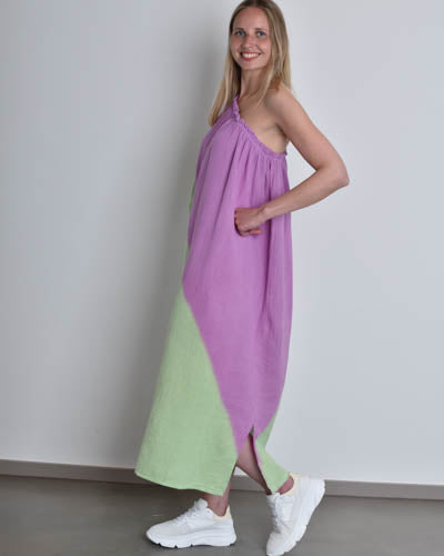 jackieandkate Kleid lila grün