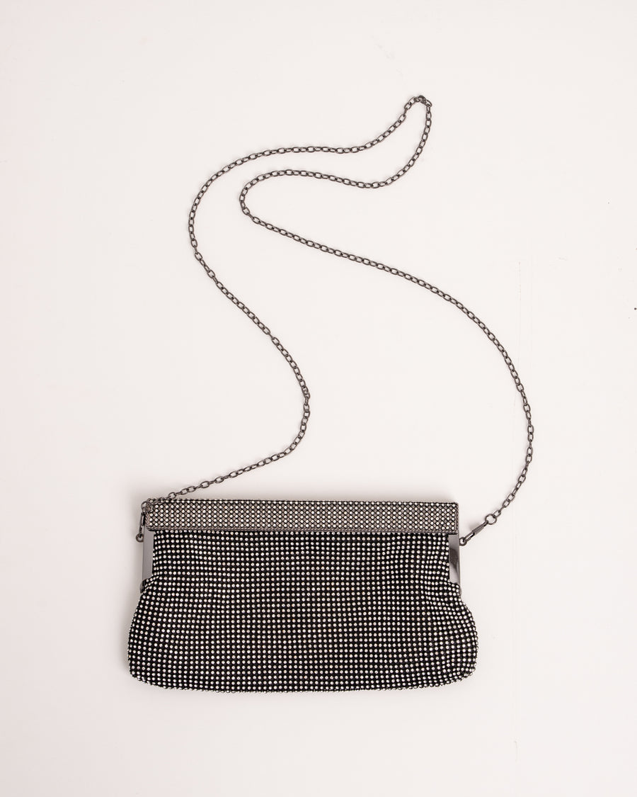 jackieandkate Pochette Glitzer schwarz