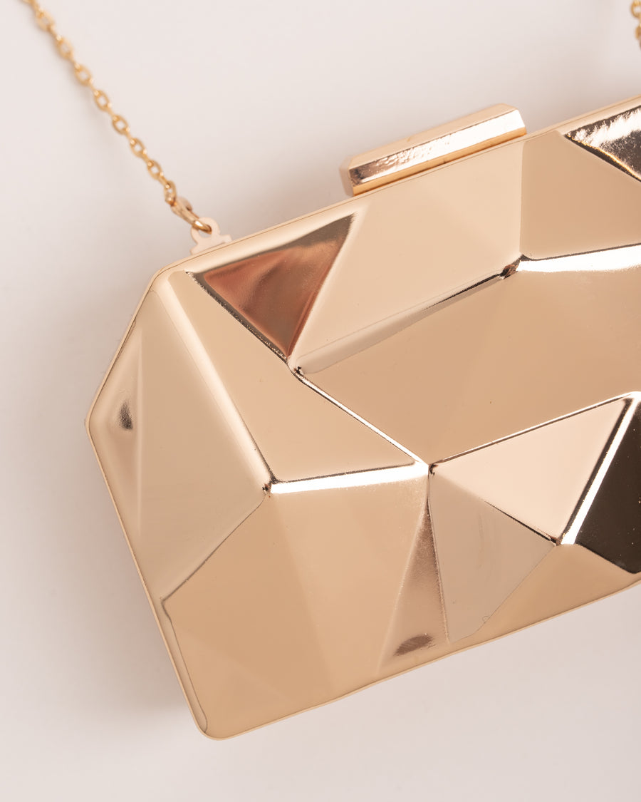 jackieandkate Clutch metall gold