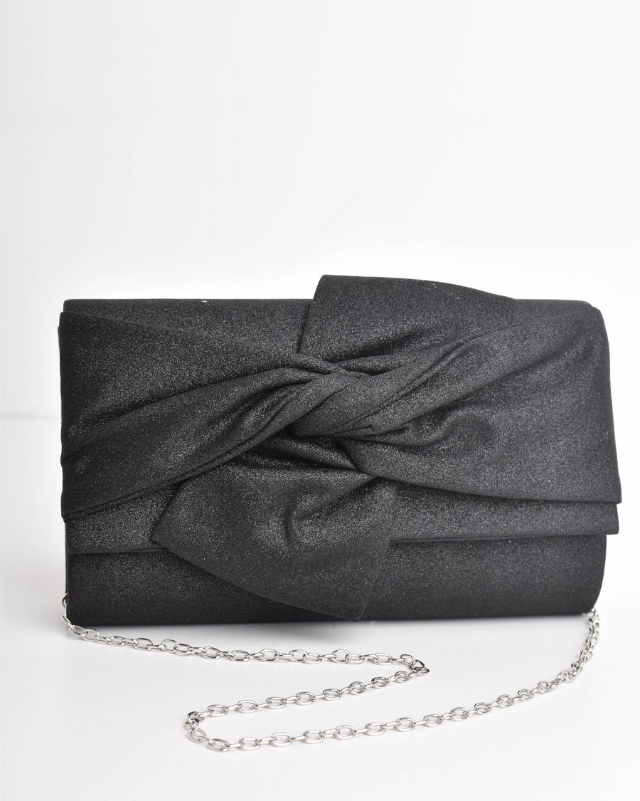 jackieandkate Pochette Glitzer schwarz