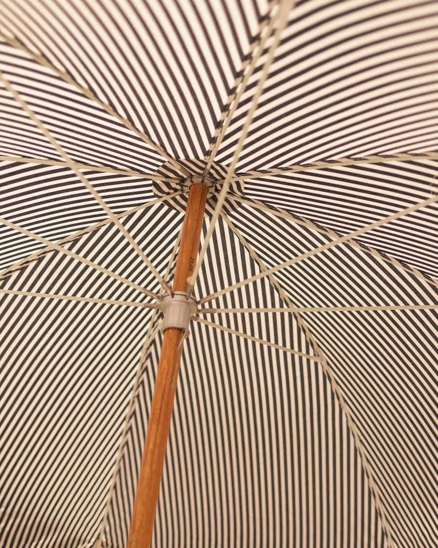 Business & Pleasure Premium Beach Umbrella - Laurnes navy stripe