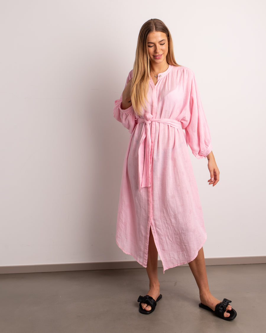 jackieandkate Kleid Linnen rose