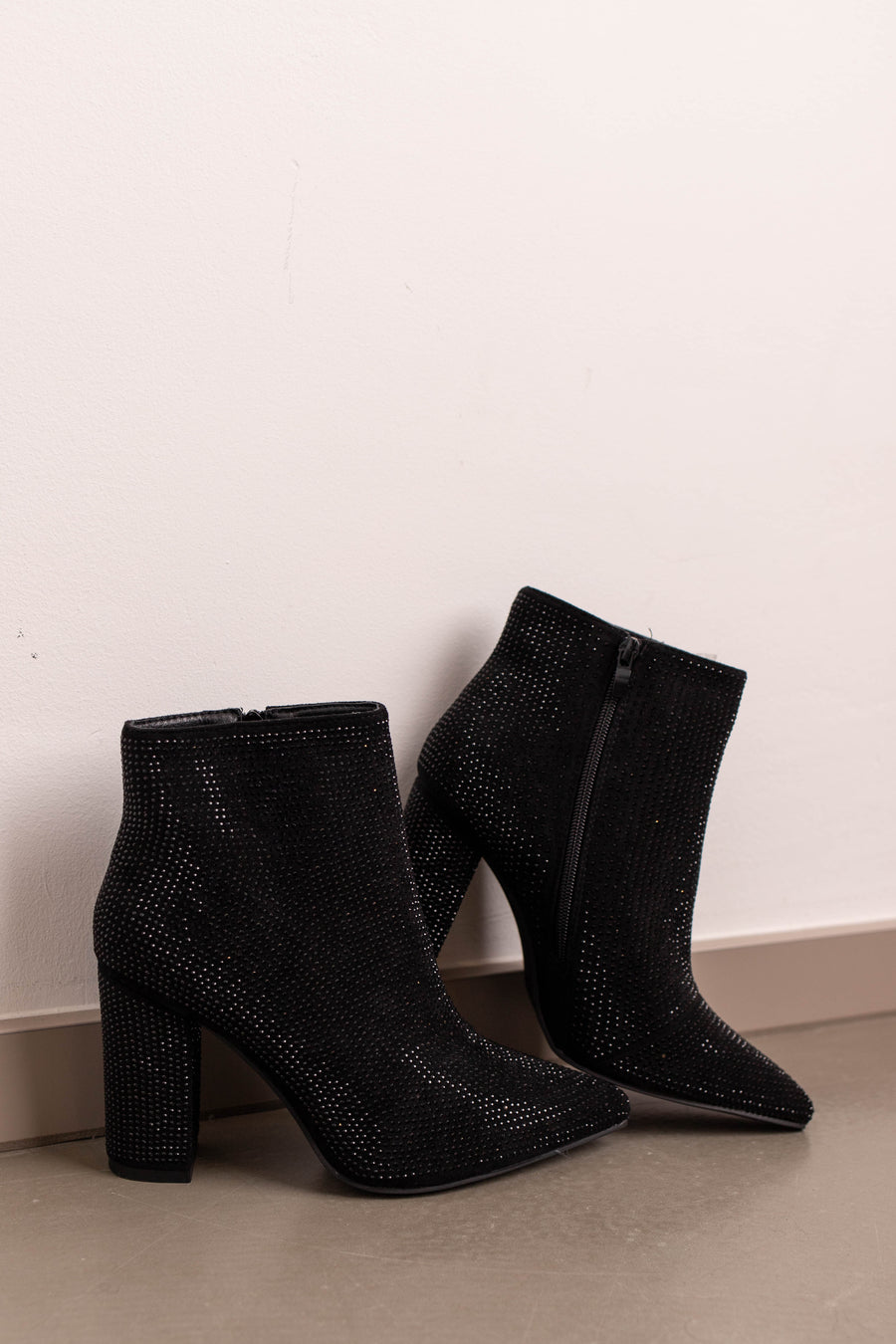 jackieandkate Stiefelette Glitzer schwarz