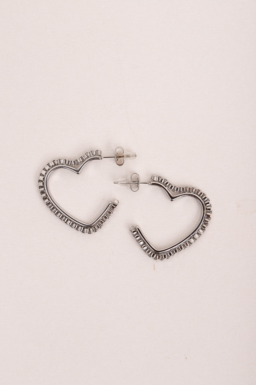 jackieandkate Ohrringe Heart silber
