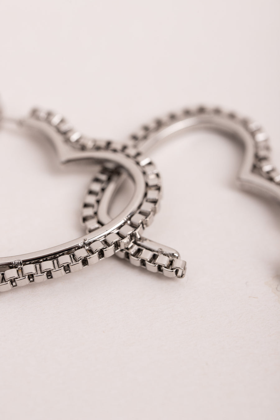 jackieandkate Ohrringe Heart silber