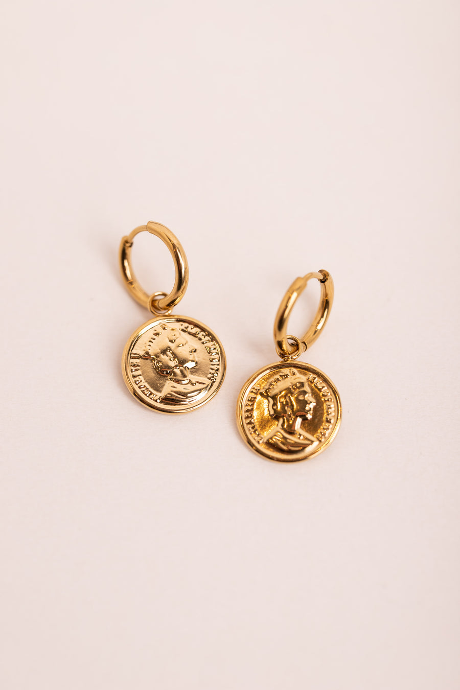 jackieandkate Ohrringe Münzen gold