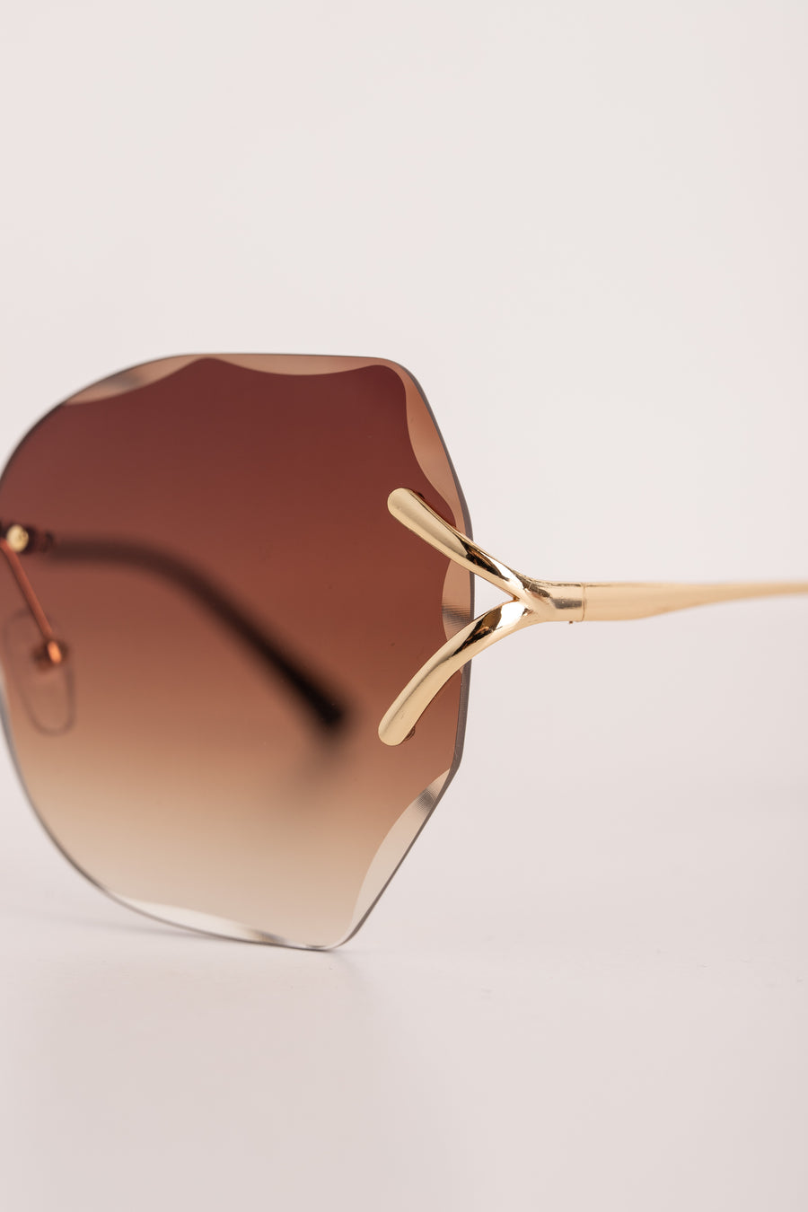 jackieandkate Sonnenbrille gold braun