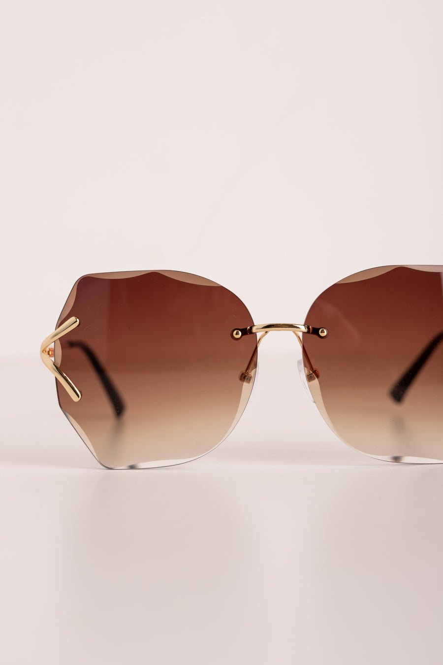jackieandkate Sonnenbrille gold braun