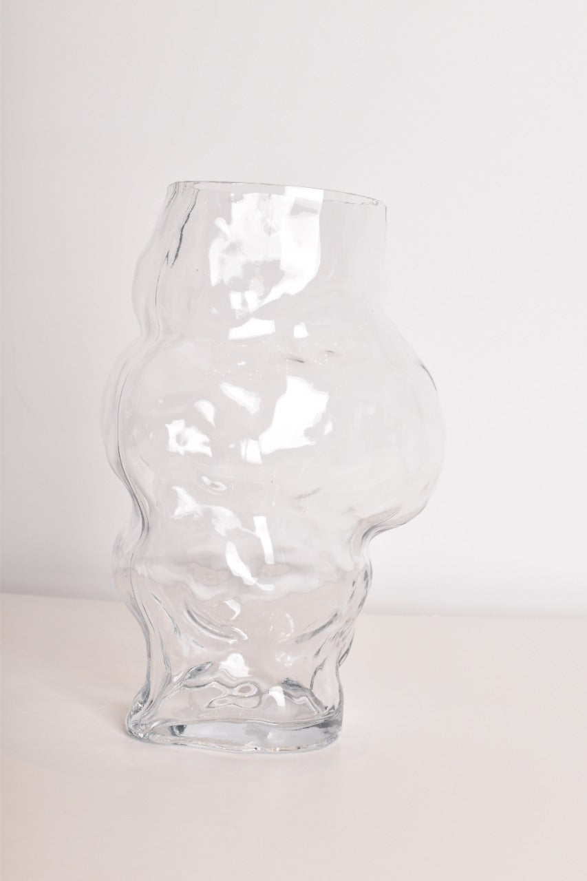 HKliving Vase Glass Cloud high